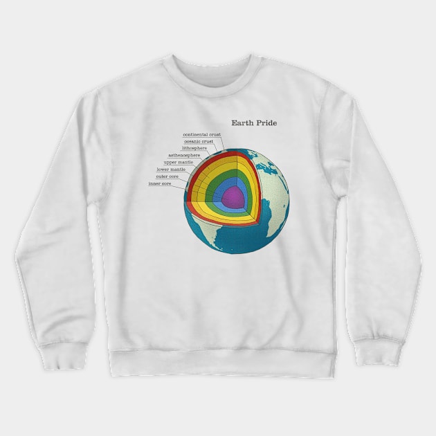 Earth pride Crewneck Sweatshirt by jurjenbertens